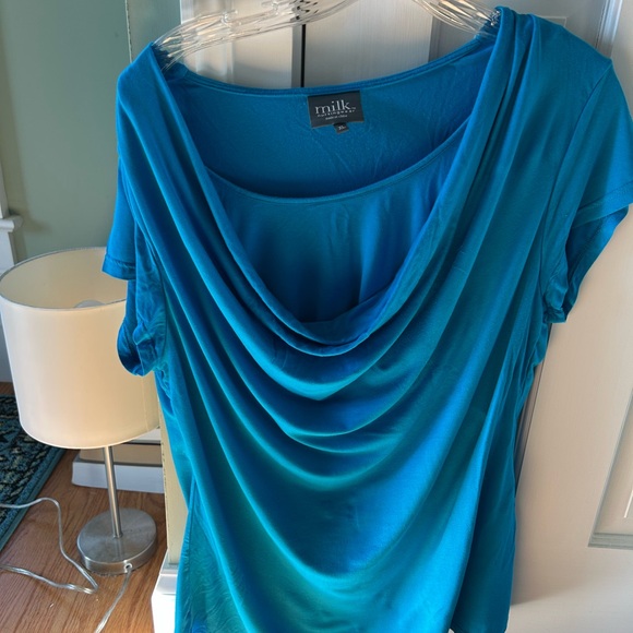 Milk Nursingwear Tops - Women's Blue Nursing Top